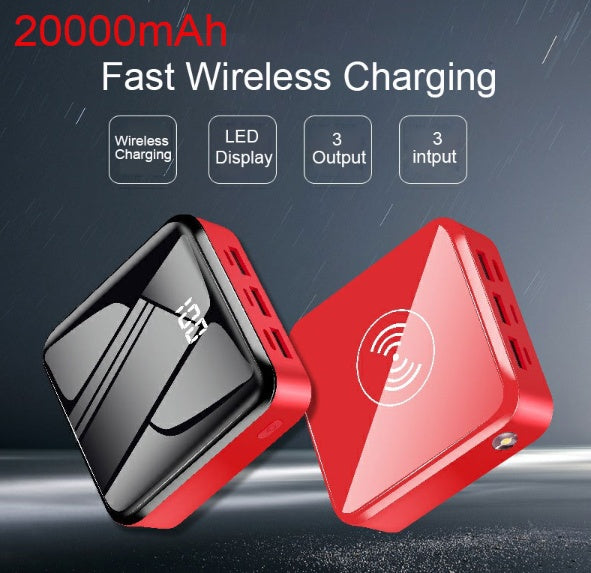 mini Power Bank Red