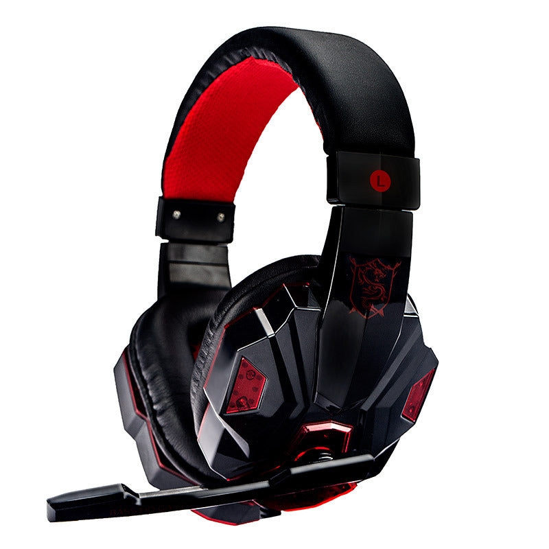 headphones SY830 black red