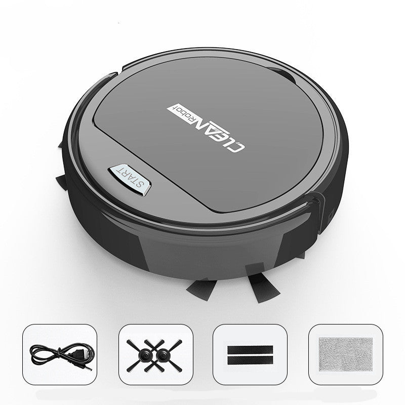 Robot Lazy Home Smart Mopping Vacuum Cleaner Regular Automatic Charging For Sweeping And Mopping Smart Home Household Cleaning Fourth Generation Black comes USB