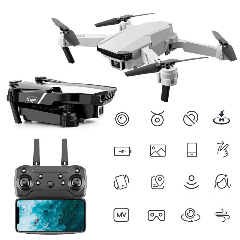 Folding Remote Control Drone 4K Dual Camera Grey