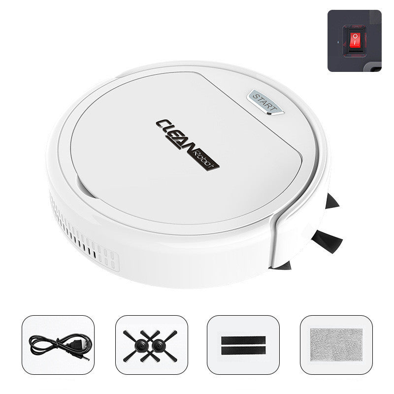 Robot Lazy Home Smart Mopping Vacuum Cleaner Regular Automatic Charging For Sweeping And Mopping Smart Home Household Cleaning Four generations of white upg USB