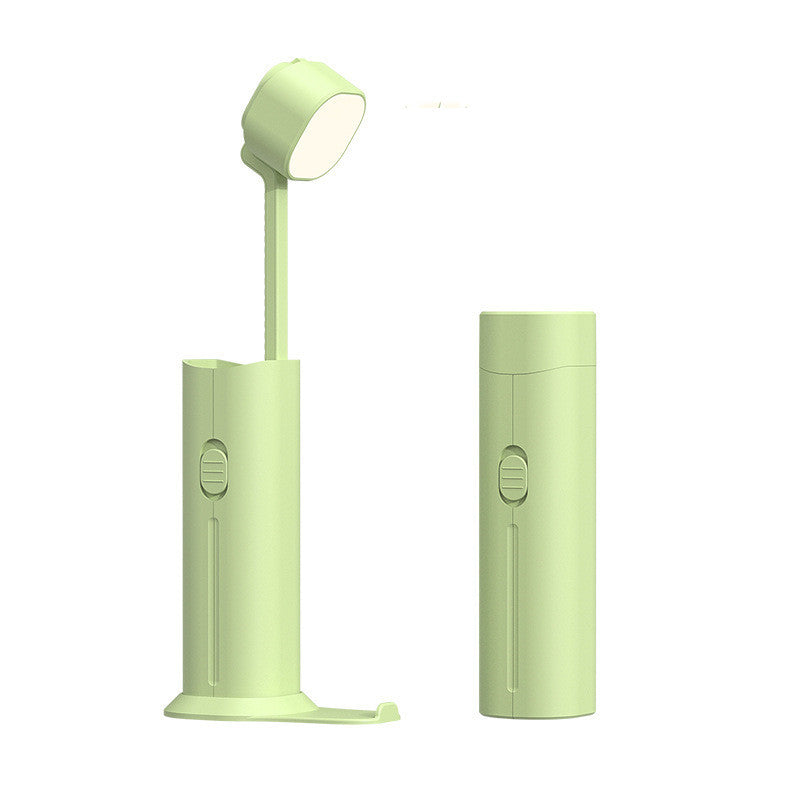 Multi-function Desk Lamp Outdoor Flashlight Portable Rechargeable For Home And Bedroom 1200mAh green