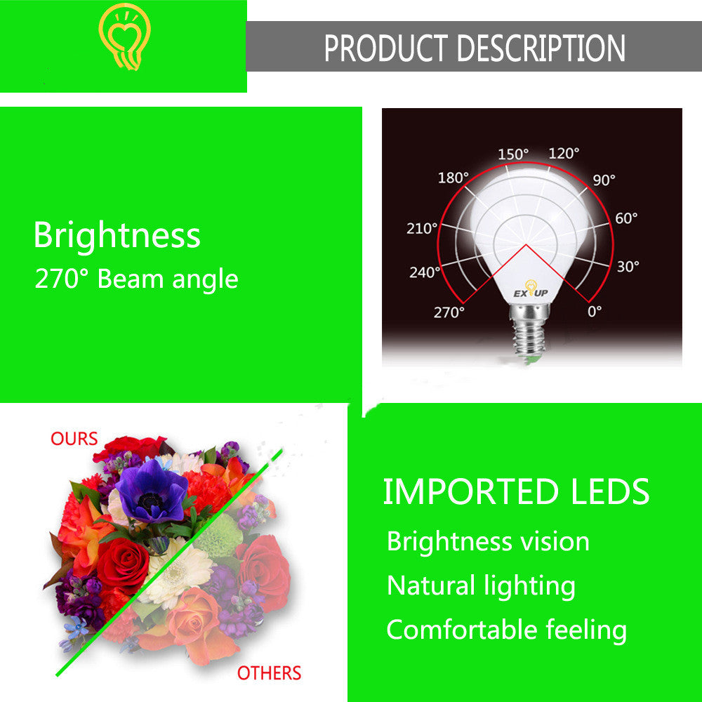 Led Bulb Light Indoor Lighting Energy Saving Lamp 5w Led Bulb